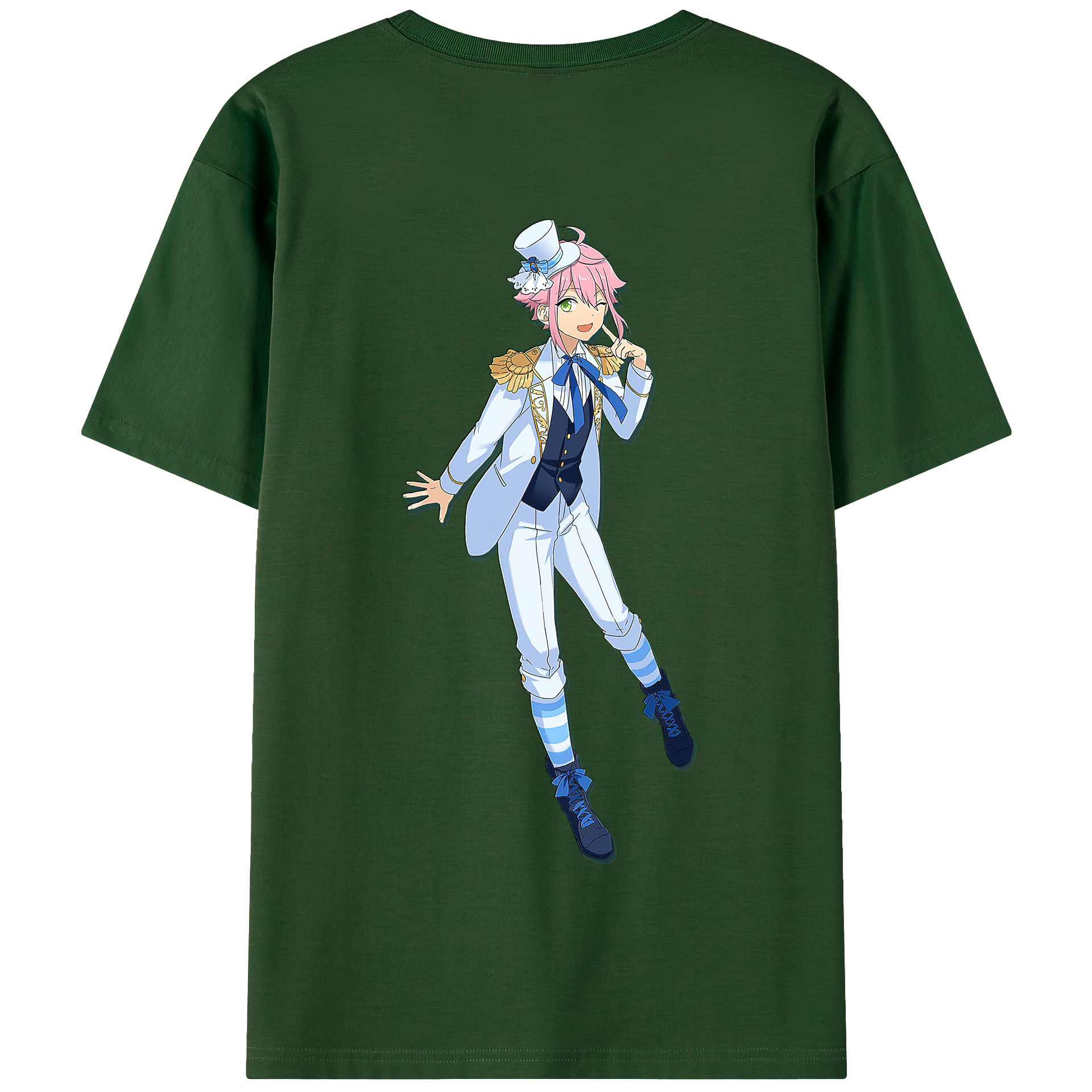 （画像用） あんさんぶるスターズ! Ensemble Stars 綿100％半袖Tシャツ（背面プリント）